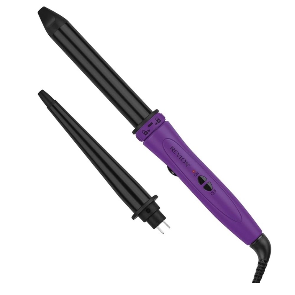 NEW Revlon 2-in-1 Barrel Wand (1” and tapered 3/4”-1”)